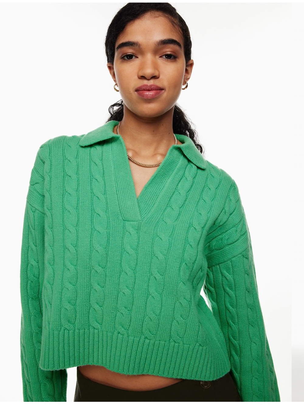 Aritzia Sunday Best S Lottie merino wool blend Sweater